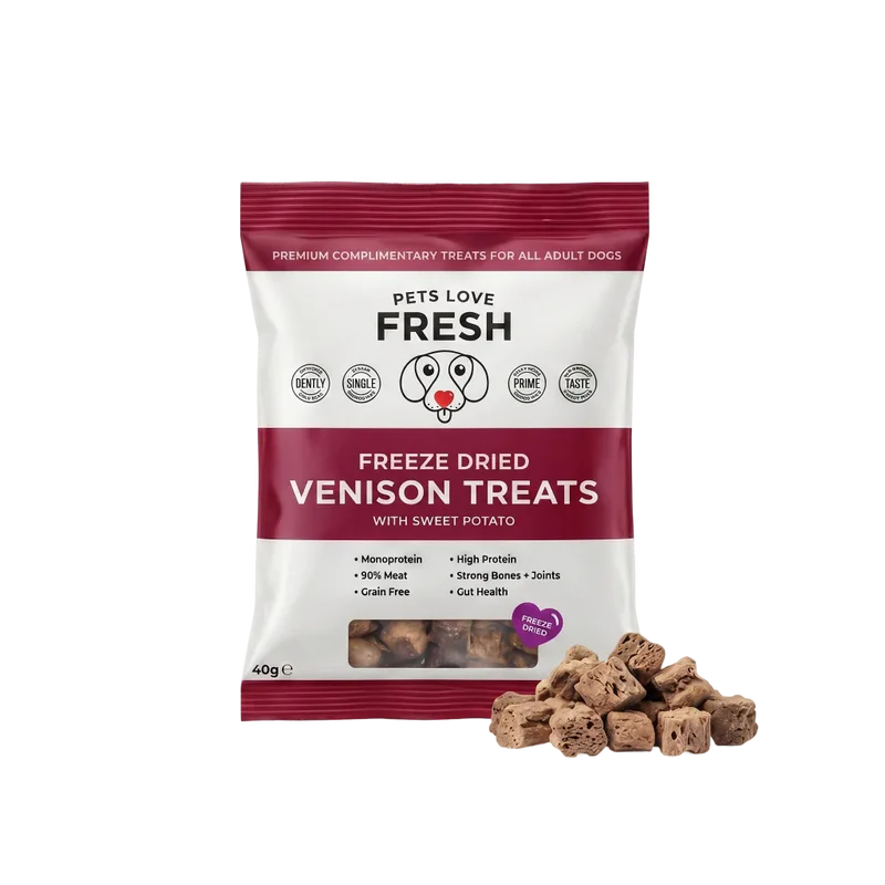 Freeze Dried Treats - Venison with Sweet Potato