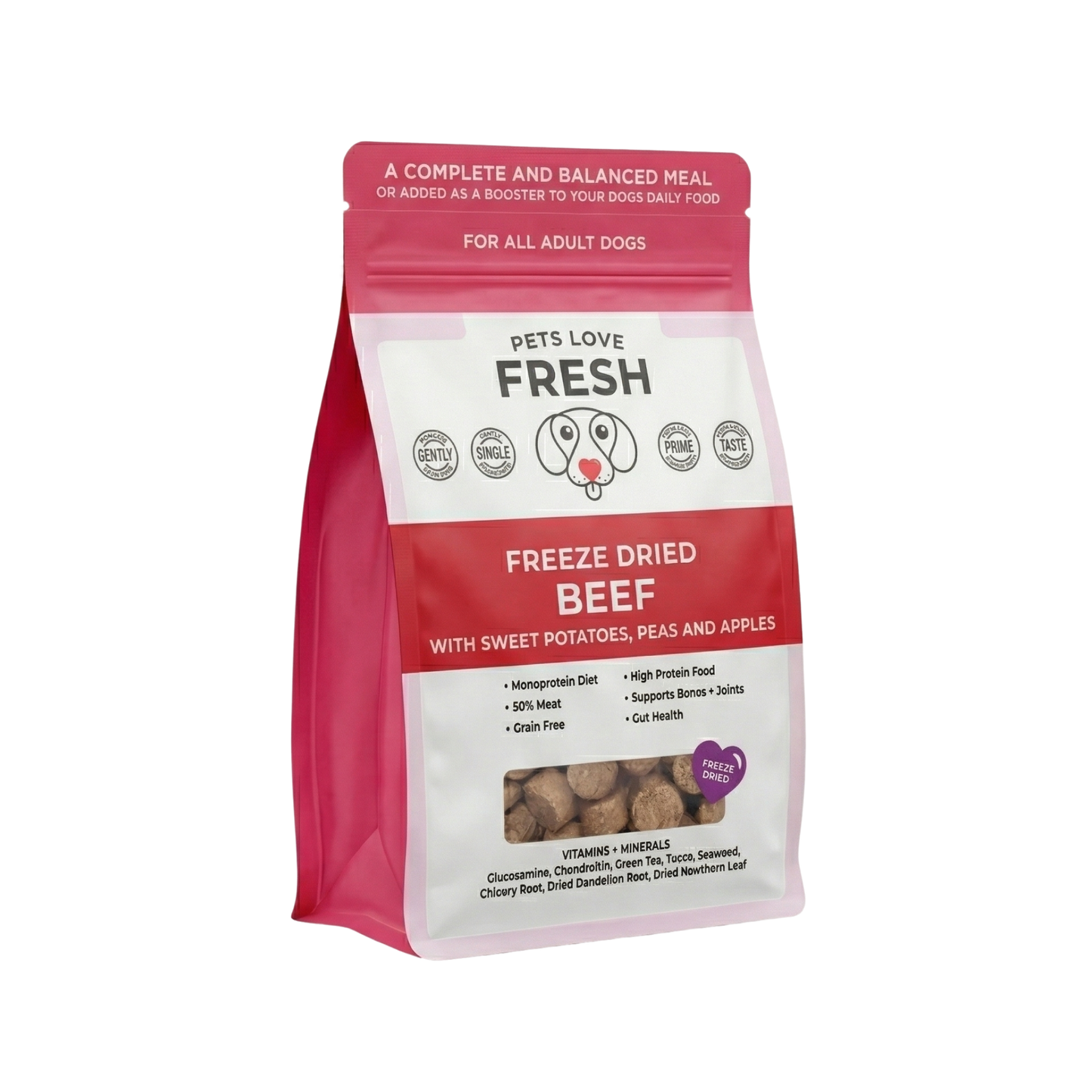 Freeze Dried Complete - Beef, Sweet Potato, Peas and Apple